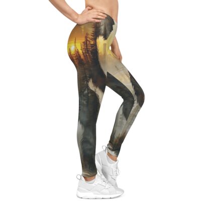 SQUATCH Sunset – Women's Casual Leggings (AOP)