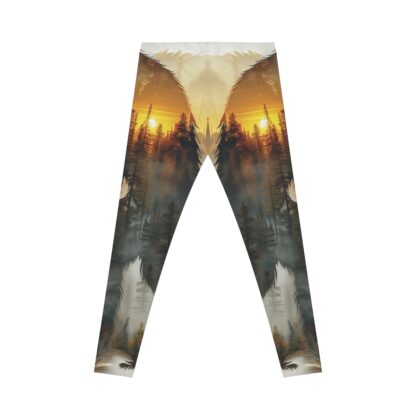 SQUATCH Sunset – Women's Casual Leggings (AOP) - Image 2