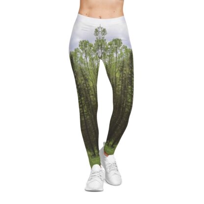 Nurtured Nature – Women's Casual Leggings (AOP) - Image 3