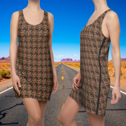 Kayaatsumi NM– Pueblo Princess Collection - Women's Cut & Sew Racerback Dress (AOP)