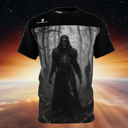 Deathly Forrest - Unisex Cut & Sew Tee (AOP) - Ai Artist E2D