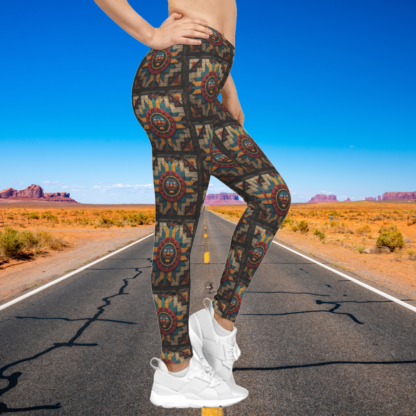 SUN GOD – Pueblo Princess Collection – Women's Casual Leggings (AOP)