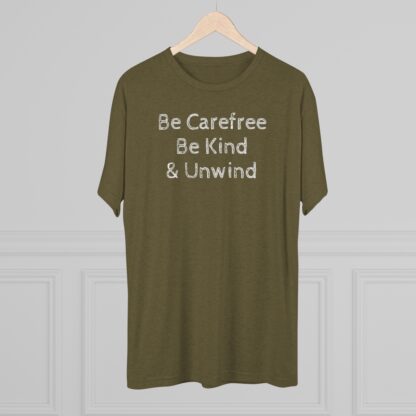 Be Carefree- Unisex Tri-Blend Crew Tee - Image 4