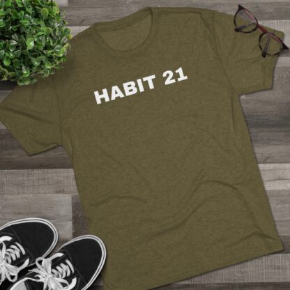 HABIT 21 - Unisex Tri-Blend Crew Tee - Image 17