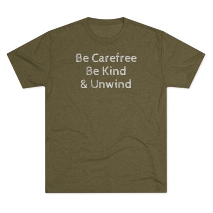 Be Carefree- Unisex Tri-Blend Crew Tee - Image 2