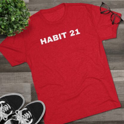 HABIT 21 - Unisex Tri-Blend Crew Tee - Image 29