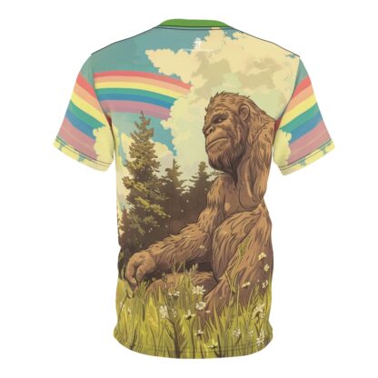 RAINBOW SQUATCH - Unisex Cut & Sew Tee (AOP) Ai Artist E2D - Image 4