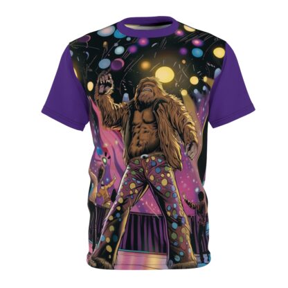 DISCO SQUATCH - Unisex Cut & Sew Tee (AOP) Ai Artist E2D - Image 2