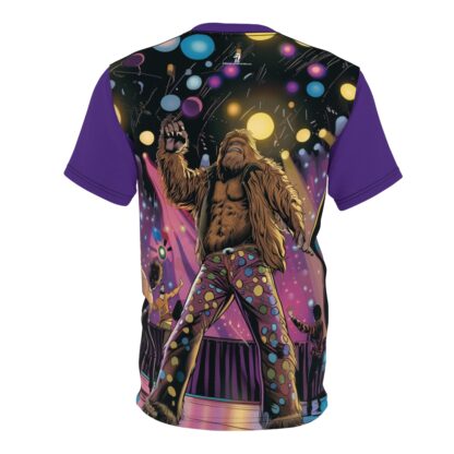 DISCO SQUATCH - Unisex Cut & Sew Tee (AOP) Ai Artist E2D - Image 3