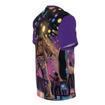 DISCO SQUATCH - Unisex Cut & Sew Tee (AOP) Ai Artist E2D - Image 5