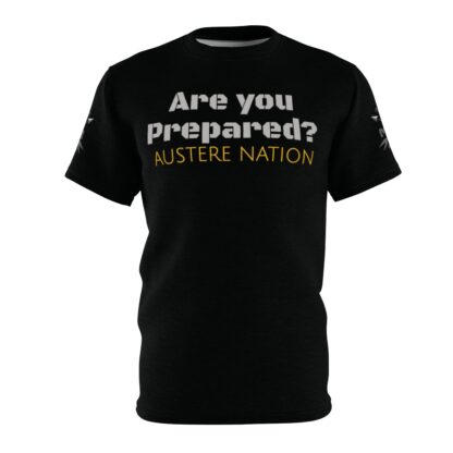 Are you prepared? 7 Moves(Black)- Unisex Cut & Sew Tee (AOP) - Artist E2D - Image 2