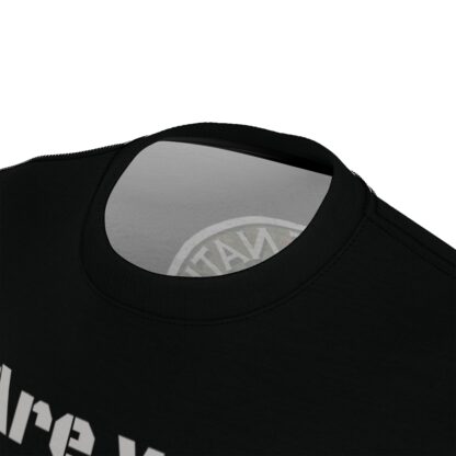 Are you prepared? Austere(Black)- Unisex Cut & Sew Tee (AOP) - Artist E2D - Image 7