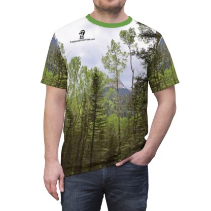 Be-line the Treeline- Unisex Cut & Sew Tee (AOP) - Photo Artist EnJ