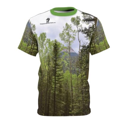 Be-line the Treeline- Unisex Cut & Sew Tee (AOP) - Photo Artist EnJ - Image 3