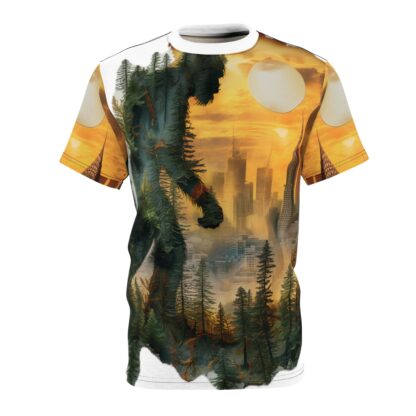 CITY SQUATCH - Unisex Cut & Sew Tee (AOP) Ai Artist E2D - Image 3