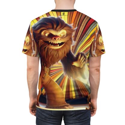 In the SQUATCH Light - Unisex Cut & Sew Tee (AOP) Ai Artist E2D - Image 7