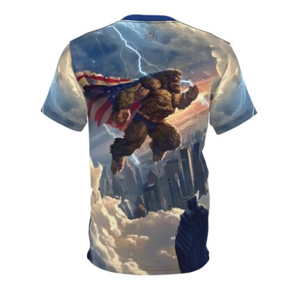 SQUATCH AMERICA - Unisex Cut & Sew Tee (AOP) Ai Artist E2D - Image 3