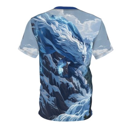 YETI HOLLAR - Unisex Cut & Sew Tee (AOP) Ai Artist E2D - Image 4