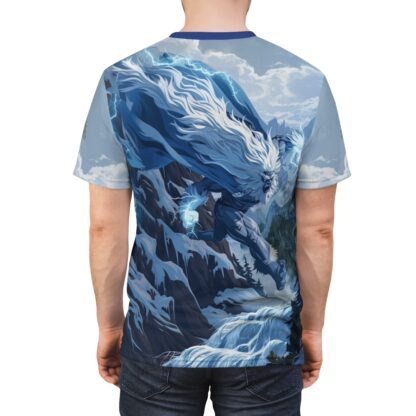 YETI HOLLAR - Unisex Cut & Sew Tee (AOP) Ai Artist E2D - Image 7