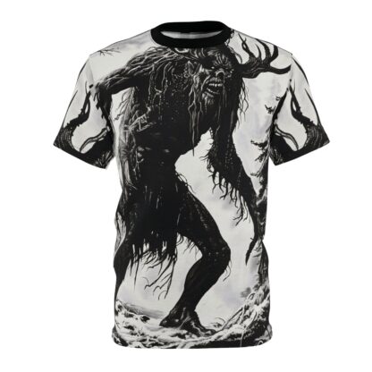 Wendigo - Unisex Cut & Sew Tee (AOP) Ai Artist E2D - Image 3