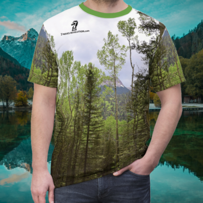 Be-line the Treeline- Unisex Cut & Sew Tee (AOP) - Photo Artist EnJ