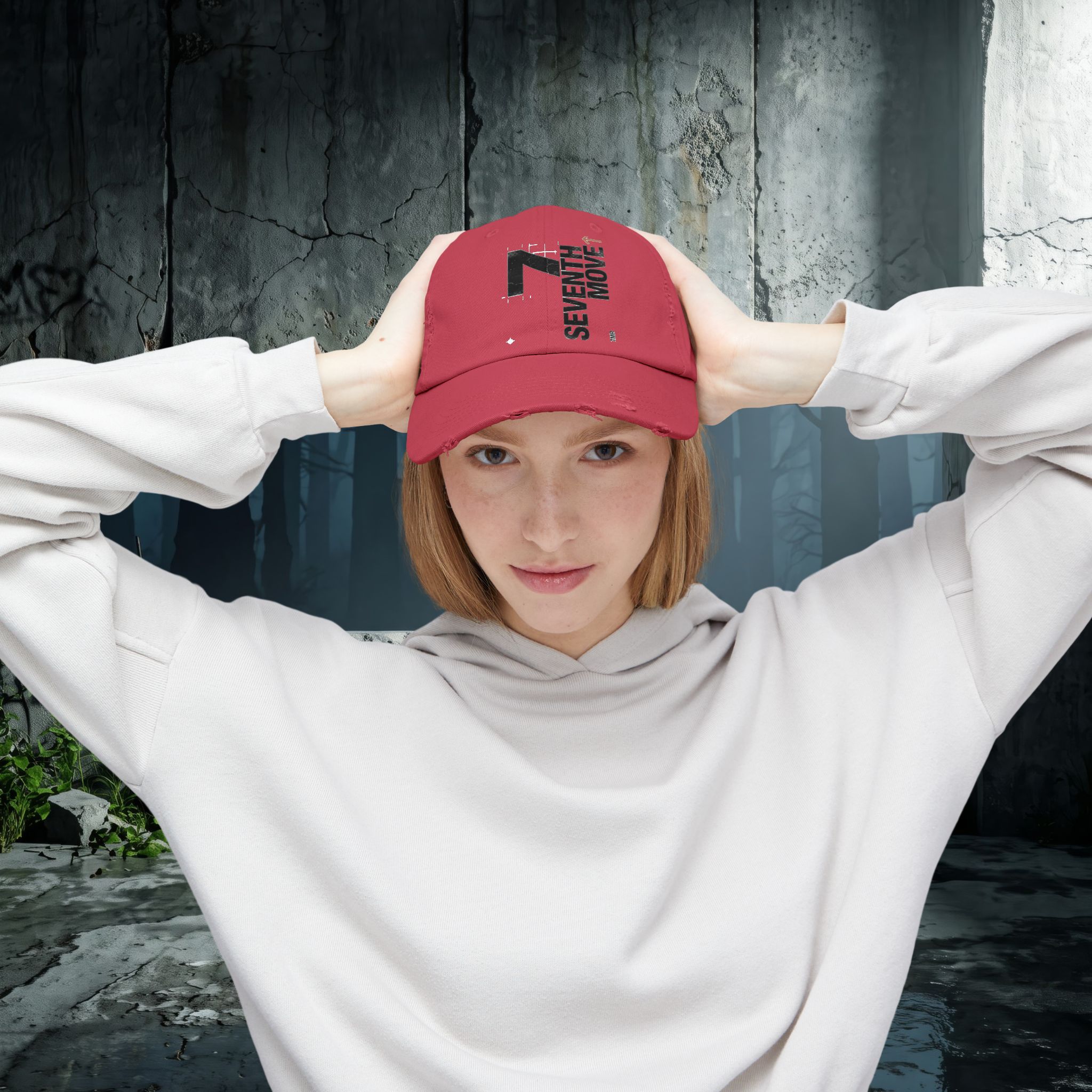 Seventh Move Distressed Vintage Cap - Image 40