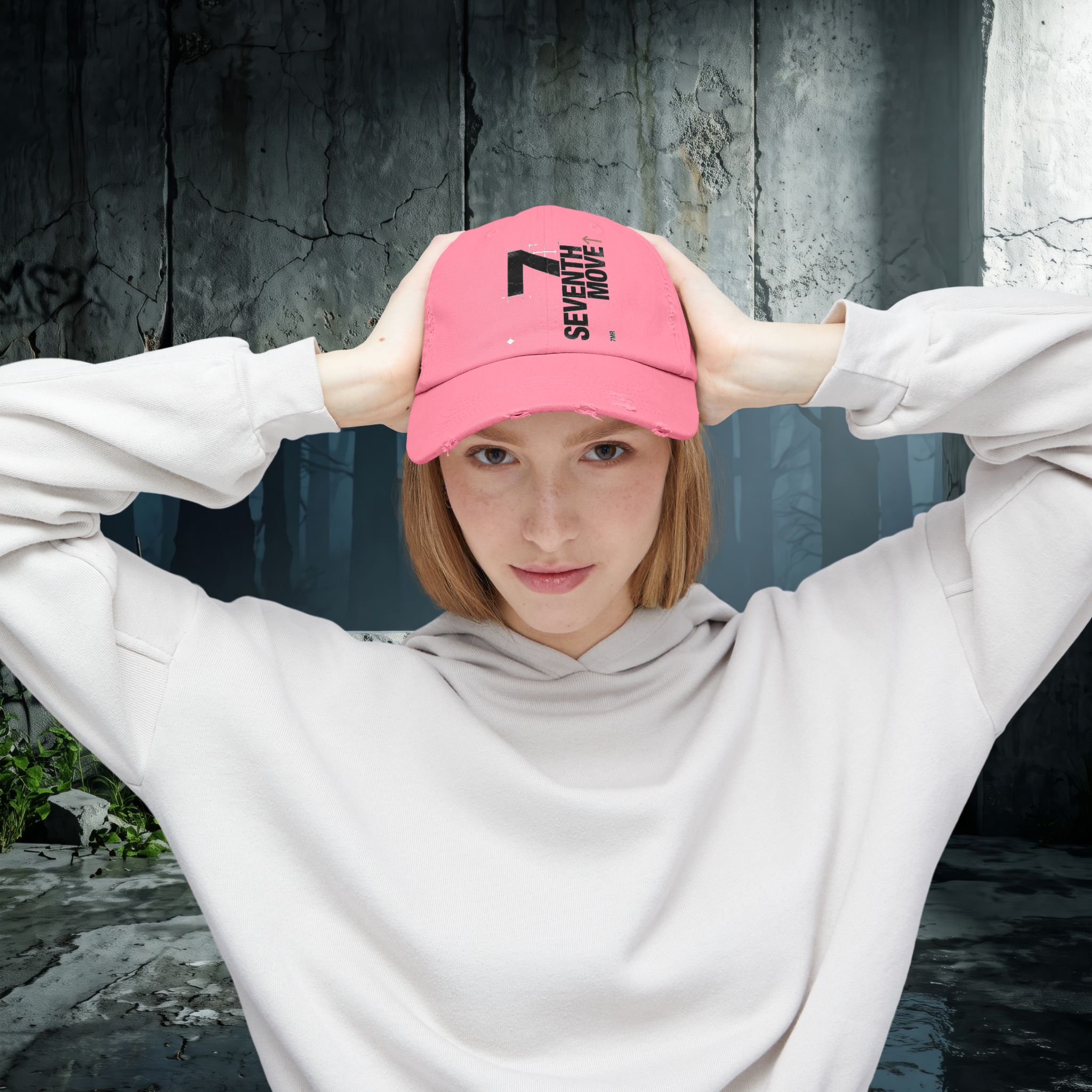 Seventh Move Distressed Vintage Cap - Image 35