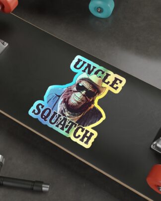 Uncle Squatch Holographic Sticker
