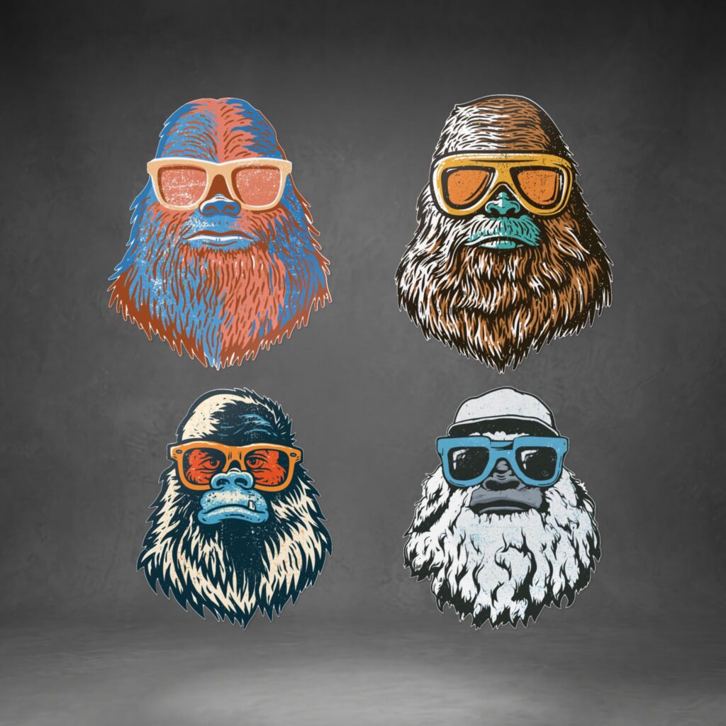 7MR Sasquatch Stickers