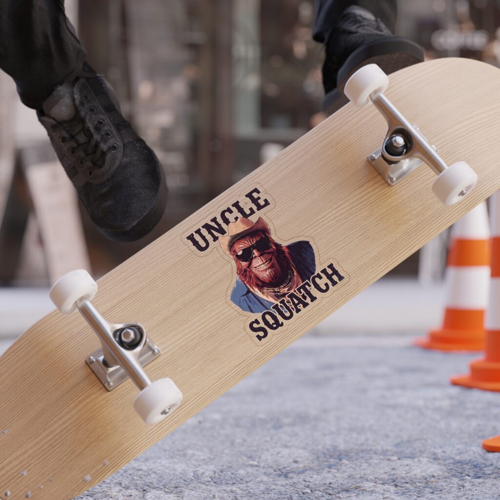 Uncle Squatch Outdoor Sticker