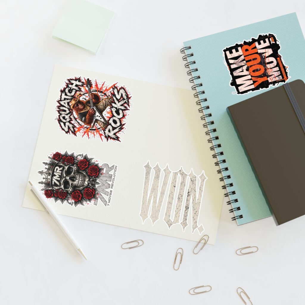 Rock Band Sticker Sheet