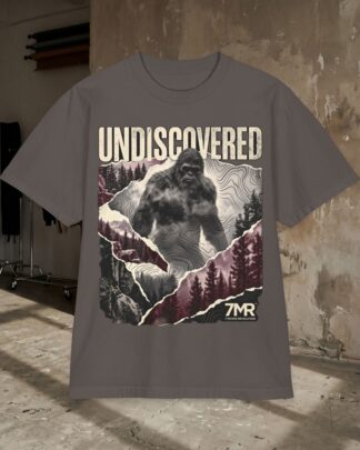 Undiscovered Bigfoot Graphic T‑Shirt — Vintage Mountain Adventure Tee