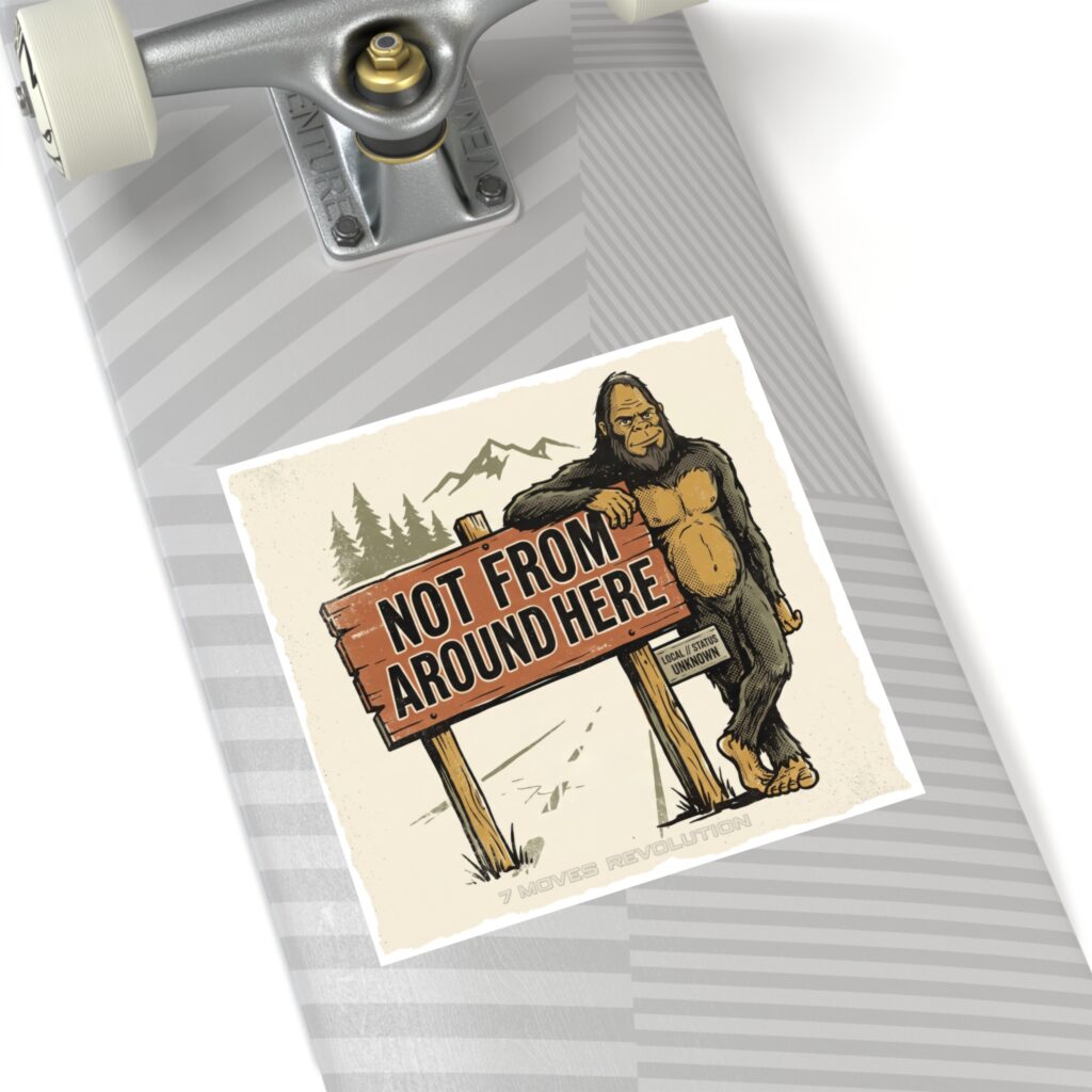 'Not From Around Here' Outdoor Decal