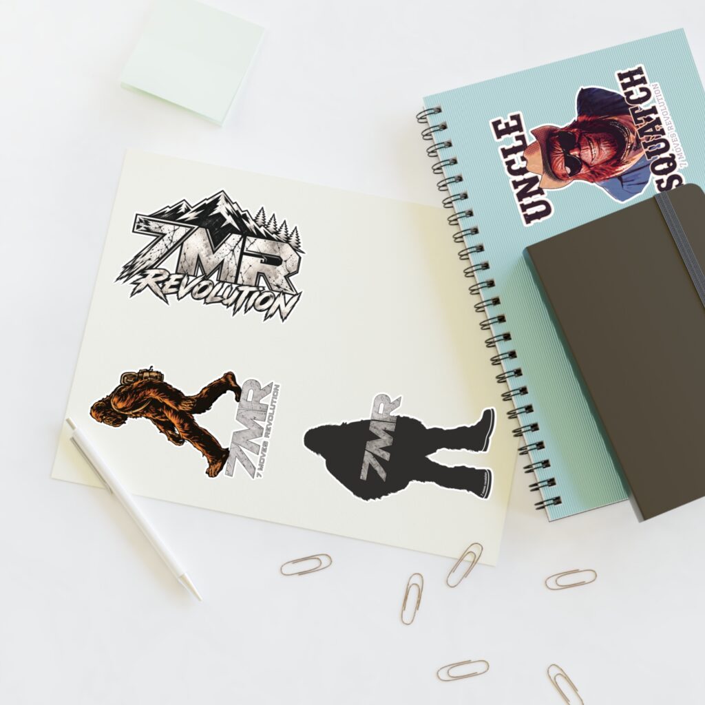 Uncle Squatch & 7MR Revolution Sticker Sheet