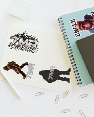 Bigfoot & 7MR Revolution Sticker Sheet — Uncle Squatch Sasquatch Decals