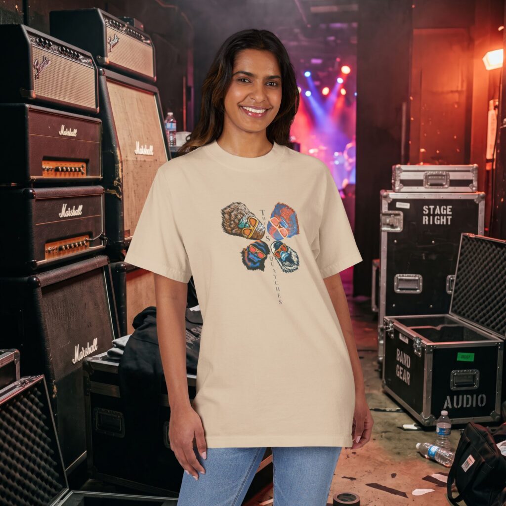 THE SQUATCHES - Butterfly-f - Retro Rock TEE
