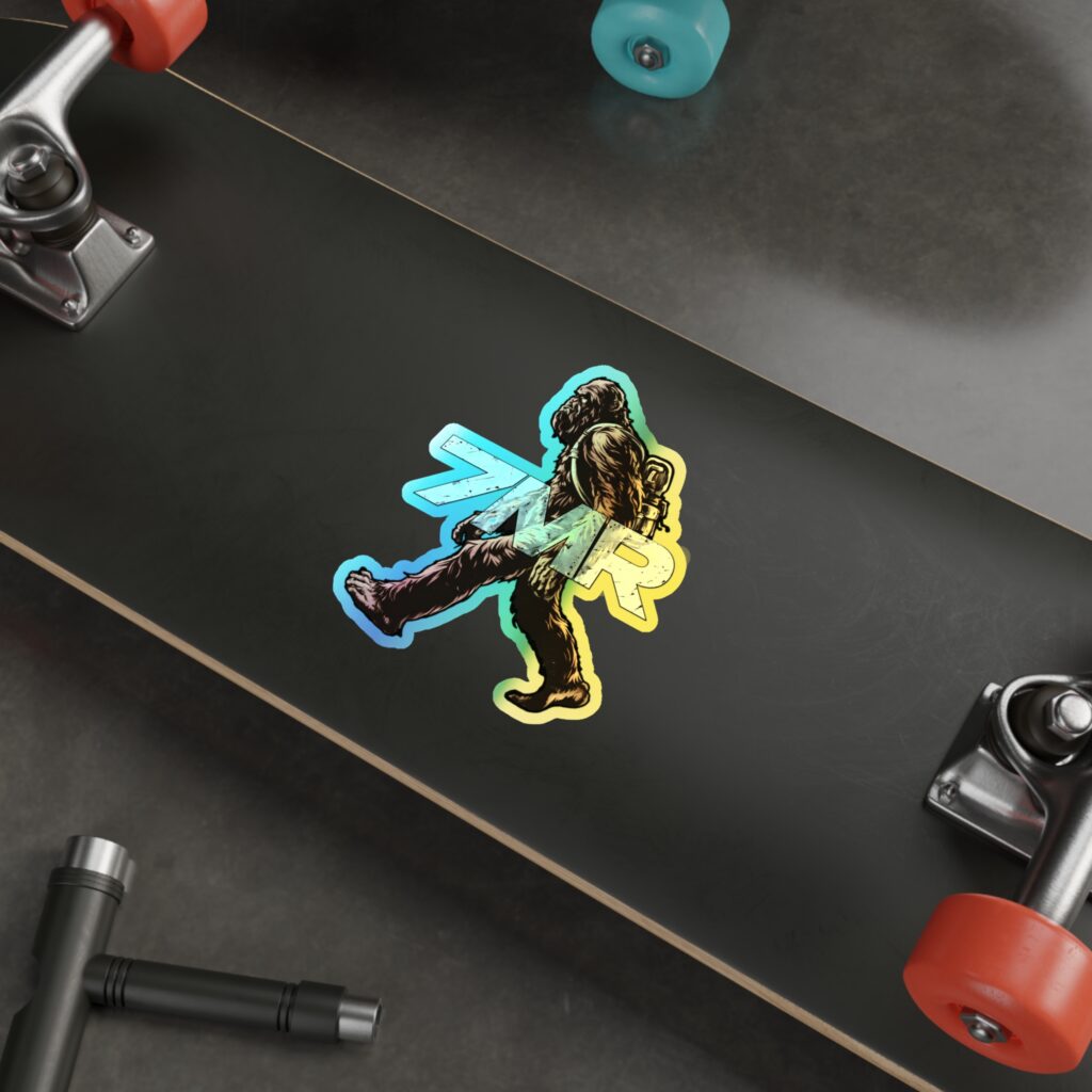 WALKER Holographic Die-Cut Sticker
