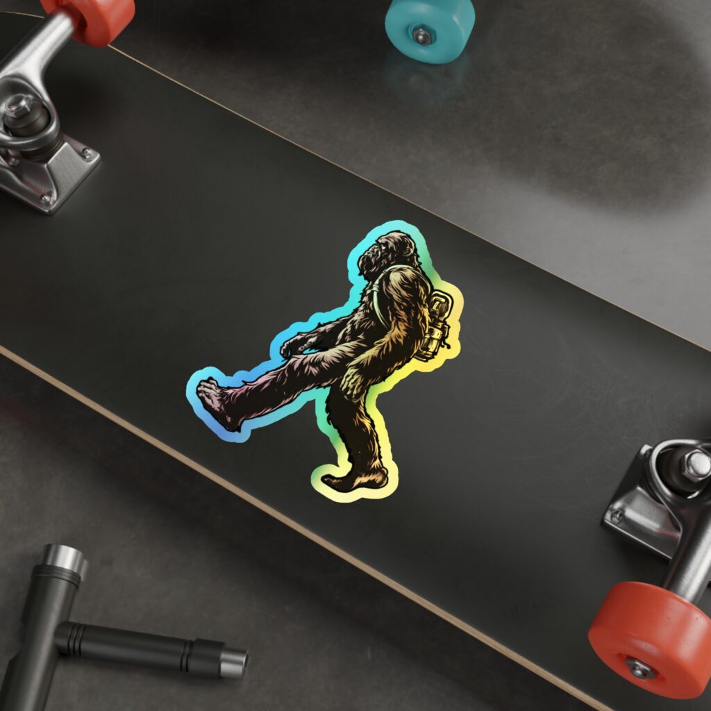 Lone Walker Holographic Sticker