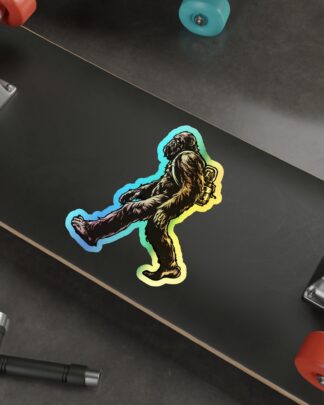 Lone Walker Holographic Sticker