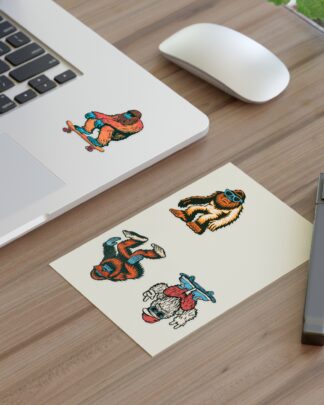 Retro Yeti Skate Sticker Sheet
