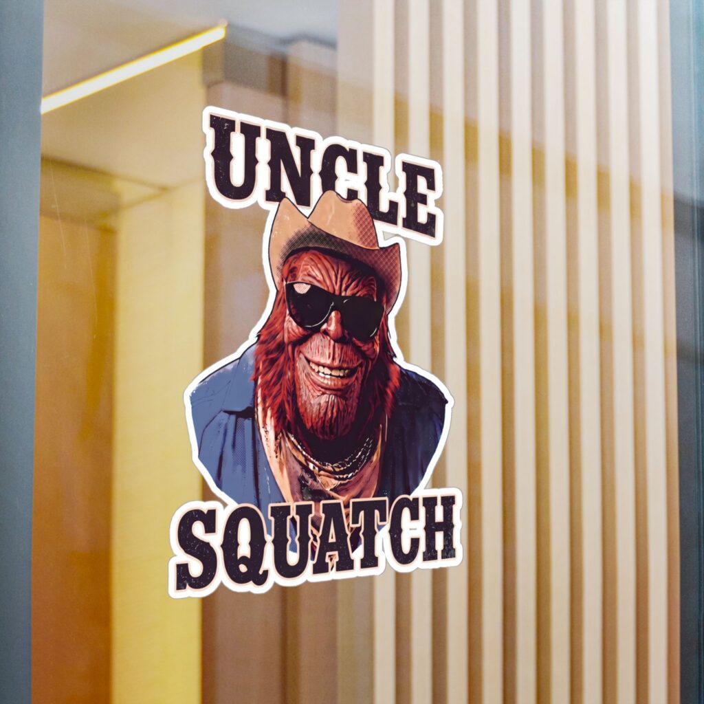 Uncle Squatch Vinyl Sticker
